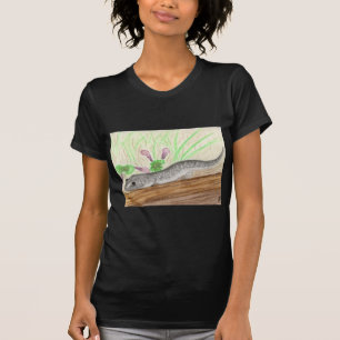 Camiseta Salamandra gris blanco