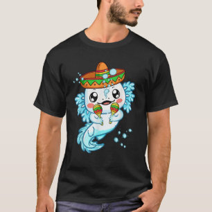 Camiseta Salamandra mexicana Funny Axolotl Mujeres mexicana