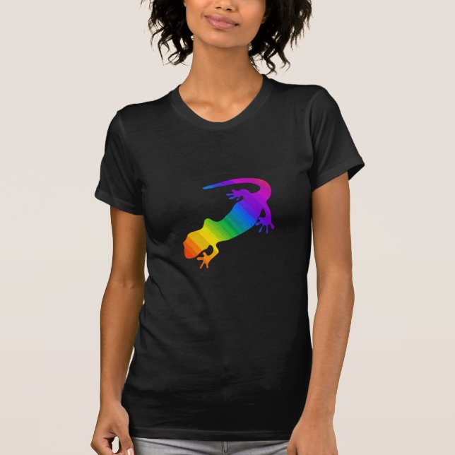 Camiseta Salamandra rayada de arcoiris (Anverso)