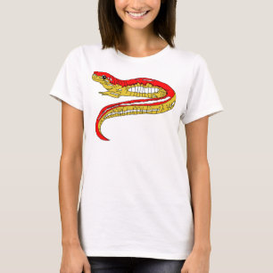 Camiseta Salamandra roja y amarilla
