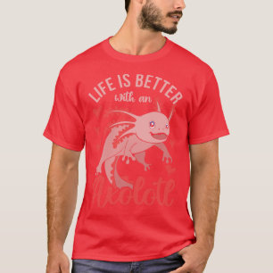 Camiseta Salamandras exóticas Mascota Awesome Axolotl