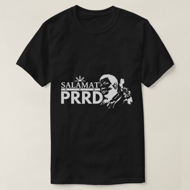 Camiseta Salamat PRRD Gracias Duterte Pinoy Pride (Diseño del anverso)