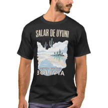 Salar de Uyuni Bolivia Póster de Viaje Vintage Ret