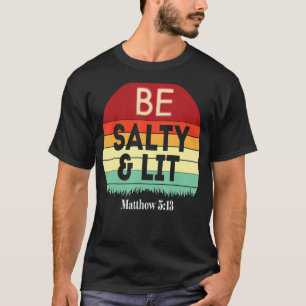 Camiseta Salar y ceniza Mateo 513 Salt & Light Jesus Vers