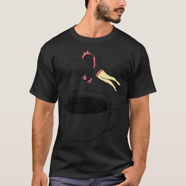 Camiseta Salario de café caliente (Anverso)