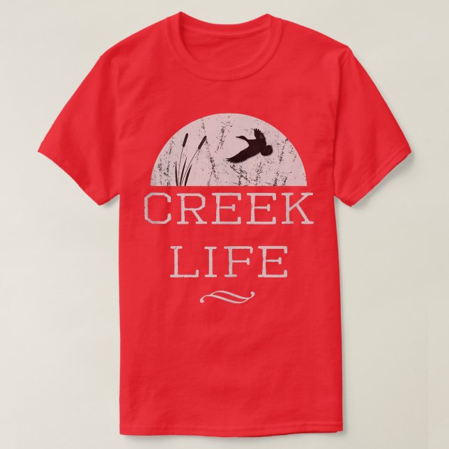Camiseta Salazón de mariscos de Creek Life Watermen (Diseño del anverso)