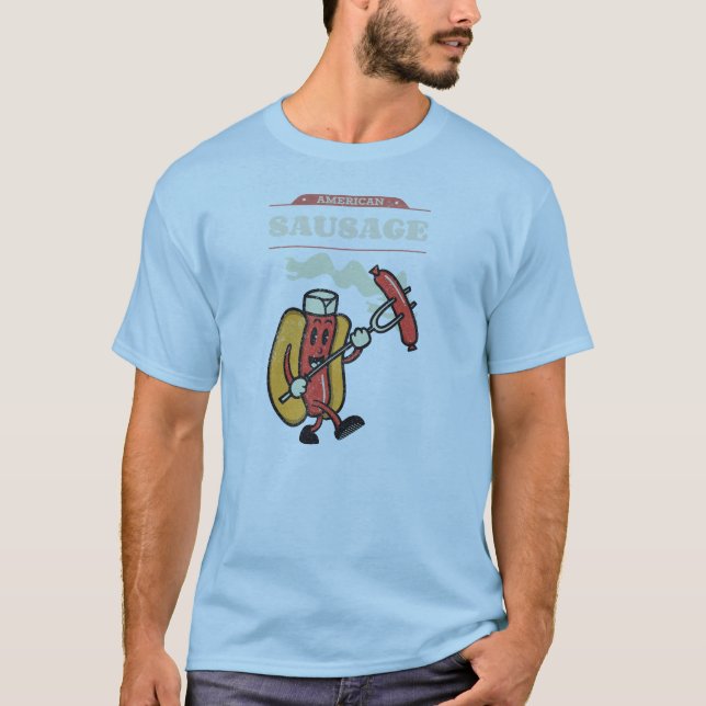 Camiseta Salchicha americana (Anverso)