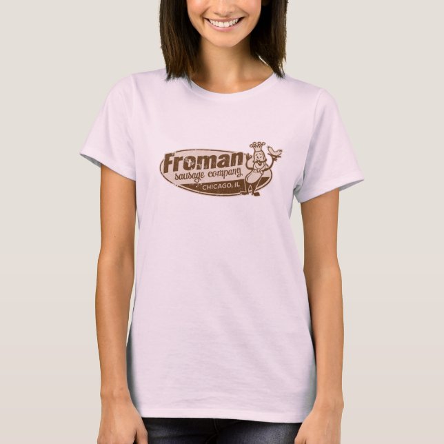 Camiseta Salchicha co Chicago Illinois de Froman (Anverso)