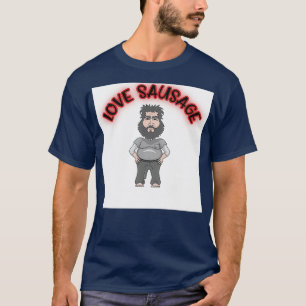 Camiseta salchicha de amor