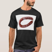 Salchicha de Chorizo aislada en corte