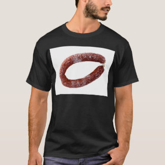 Camiseta Salchicha de Chorizo aislada en corte