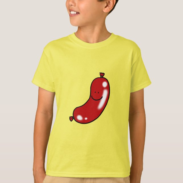 Camiseta Salchicha de corte (Anverso)
