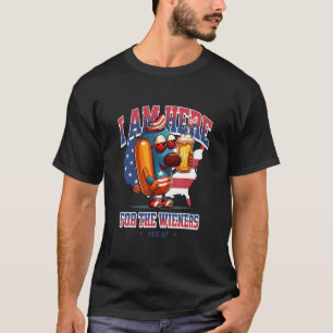 Camiseta Salchicha divertida del 4 de julio patriótica