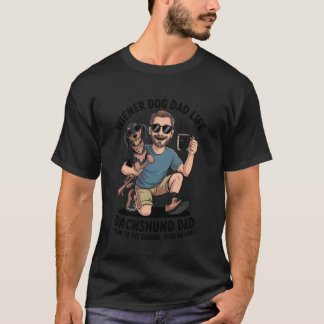 Camiseta Salchicha divertida padre perro amante Doxie padre