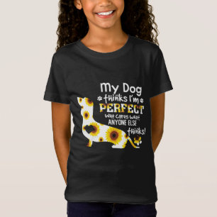 Camiseta Salchicha Mi Perro Cree Que Soy Perfecto Dicho Div
