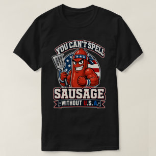 Camiseta Salchicha Patriótica Divertida Maestra de la Parri