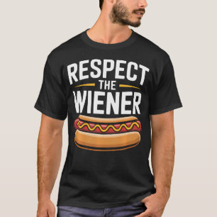 Camiseta Salchicha Salsa de Tomate Comer Perrito Caliente R
