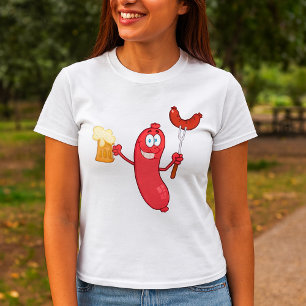 Camiseta Salchichas Y Cerveza