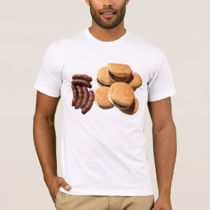 Camiseta Salchichas y hamburguesas