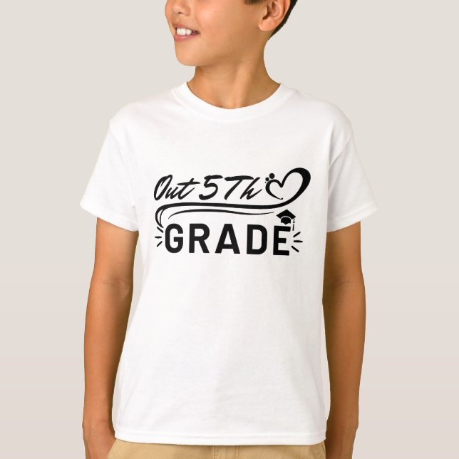 Camiseta Saldo De 5º Grado De Graduación De 2023 (Anverso)