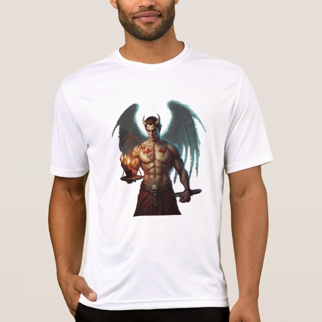 Camiseta Saldo de ángel del diablo (Anverso)