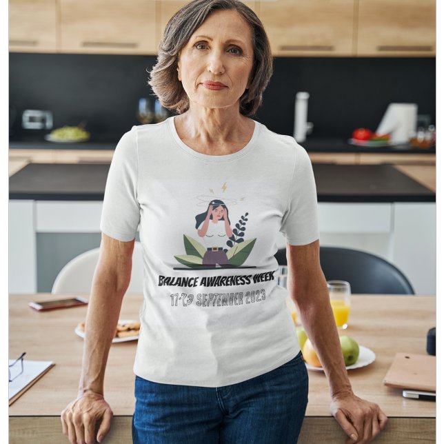 Camiseta Saldo Semana de Conciencia 2023 Mareos (Balance Awareness Week)