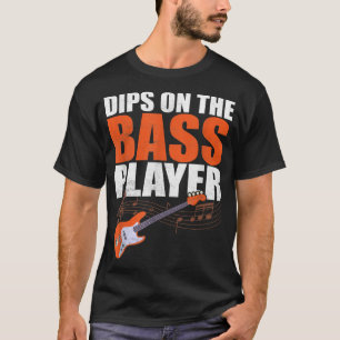 Camiseta Sale Con El Músico Del Guitador Del Bass Player