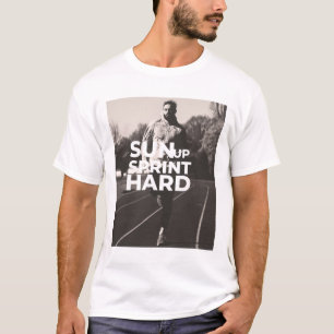 Camiseta Sale el sol, corre la mañana dura de Sprint