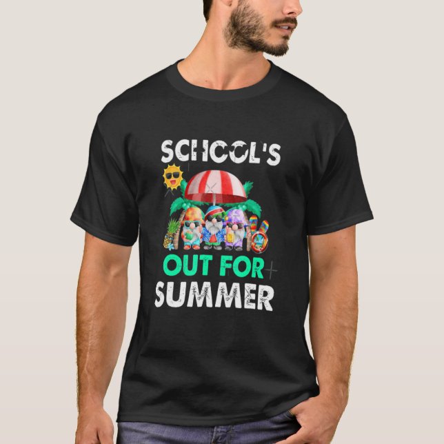 Camiseta Sale la escuela de verano para los gnomos de veran (Anverso)