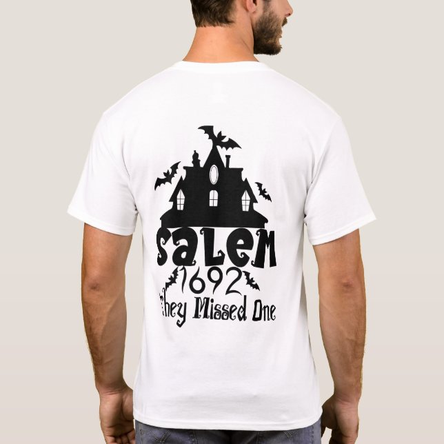 Camiseta Salem 1692: El que se alejó (Reverso)