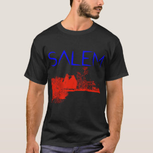 Camiseta Salem American History House of Seven Gables Black