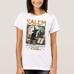 Camiseta Salem Book Fair Funny Bookish Halloween Spooka Rea