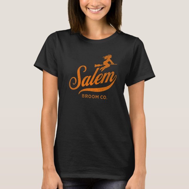 Camiseta Salem Broom Company Halloween (Anverso)