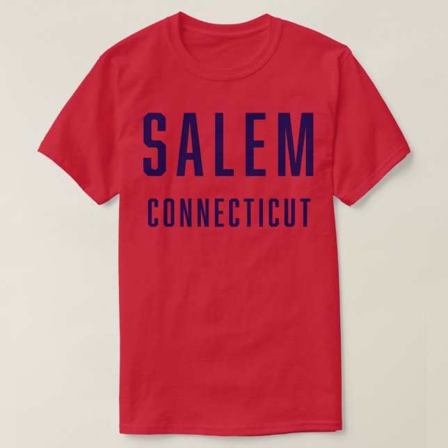 Camiseta Salem Connecticut TShirt (Diseño del anverso)