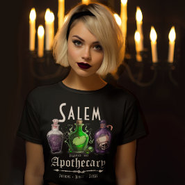 Camiseta Salem de Halloween Potions Apothecary Tonics Elixi