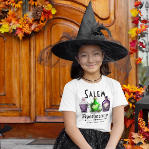 Camiseta Salem de Halloween Potions Apothecary Tonics Elixi