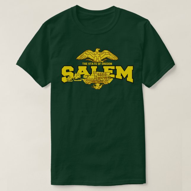 Camiseta Salem Estado de Oregón (Diseño del anverso)
