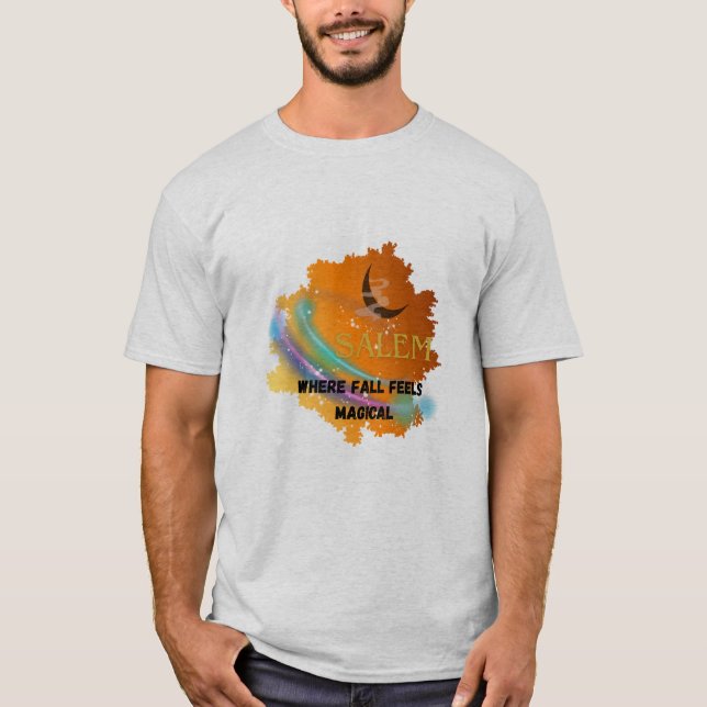 Camiseta Salem Fall Magic Rainbow Tee - Support End Witch (Anverso)