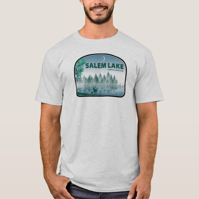 Camiseta Salem Lake North Carolina Deer (Anverso)