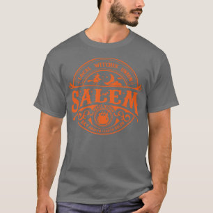 Camiseta Salem Local Witches Union Sky Over Earth Est 1692