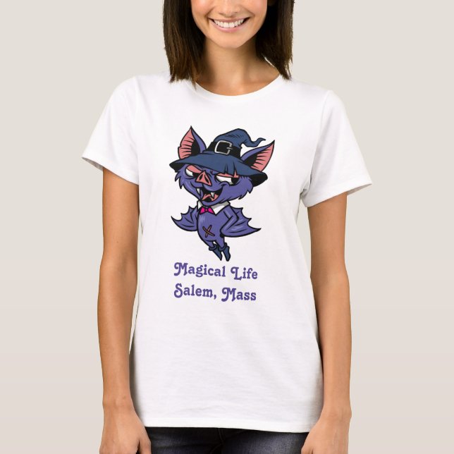 Camiseta Salem Masivo Bruja Masiva (Anverso)