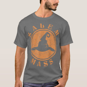 Camiseta Salem Mass Witch Trials Wiccan Symbol Mujeres Hall