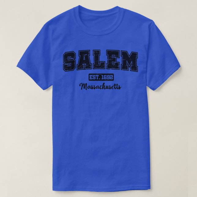 Camiseta Salem Massachusetts 1692 blk (Diseño del anverso)