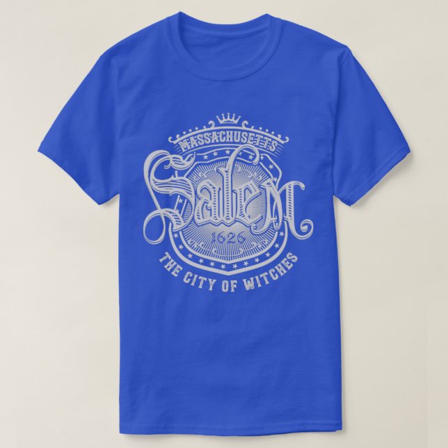 Camiseta Salem Massachusetts, La Ciudad De Las Testigos (Diseño del anverso)