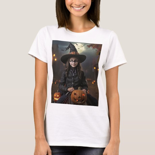 Camiseta Salem Riding Academy Halloween (Anverso)