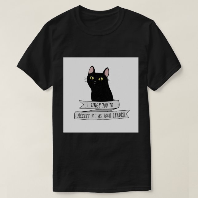 Camiseta Salem Saberhagen - cita del gato negro (Diseño del anverso)