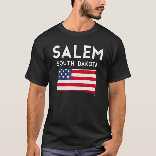 Camiseta Salem South Dakota Estados Unidos de América Viaja (Anverso)