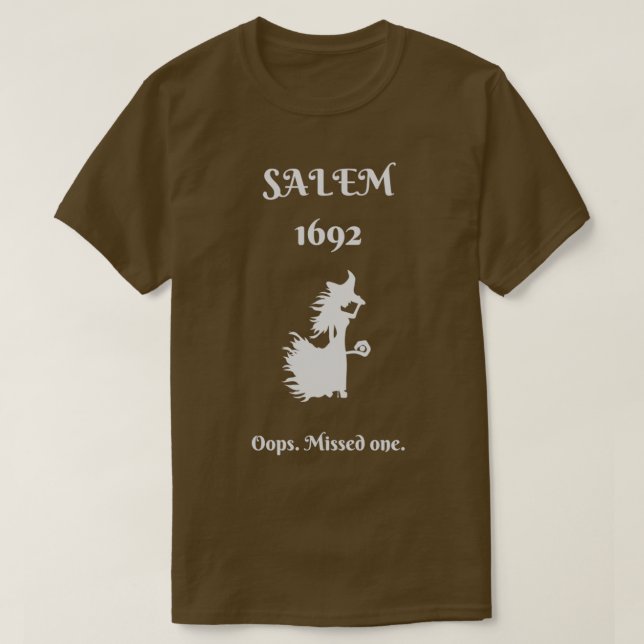 Camiseta Salem Witch 1 (Diseño del anverso)
