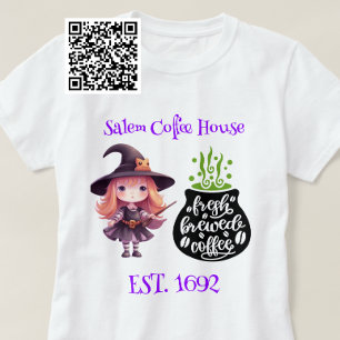 Camiseta Salem Witch Café recién hecho