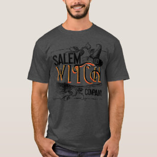 Camiseta Salem Witch Gorra Company Broom Candy Bag Pumpkin 
